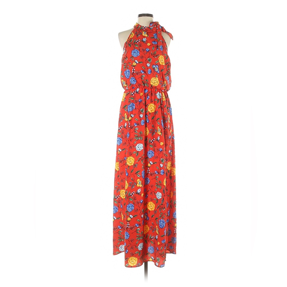 Peach Love Summer Maxi Dress Sz L